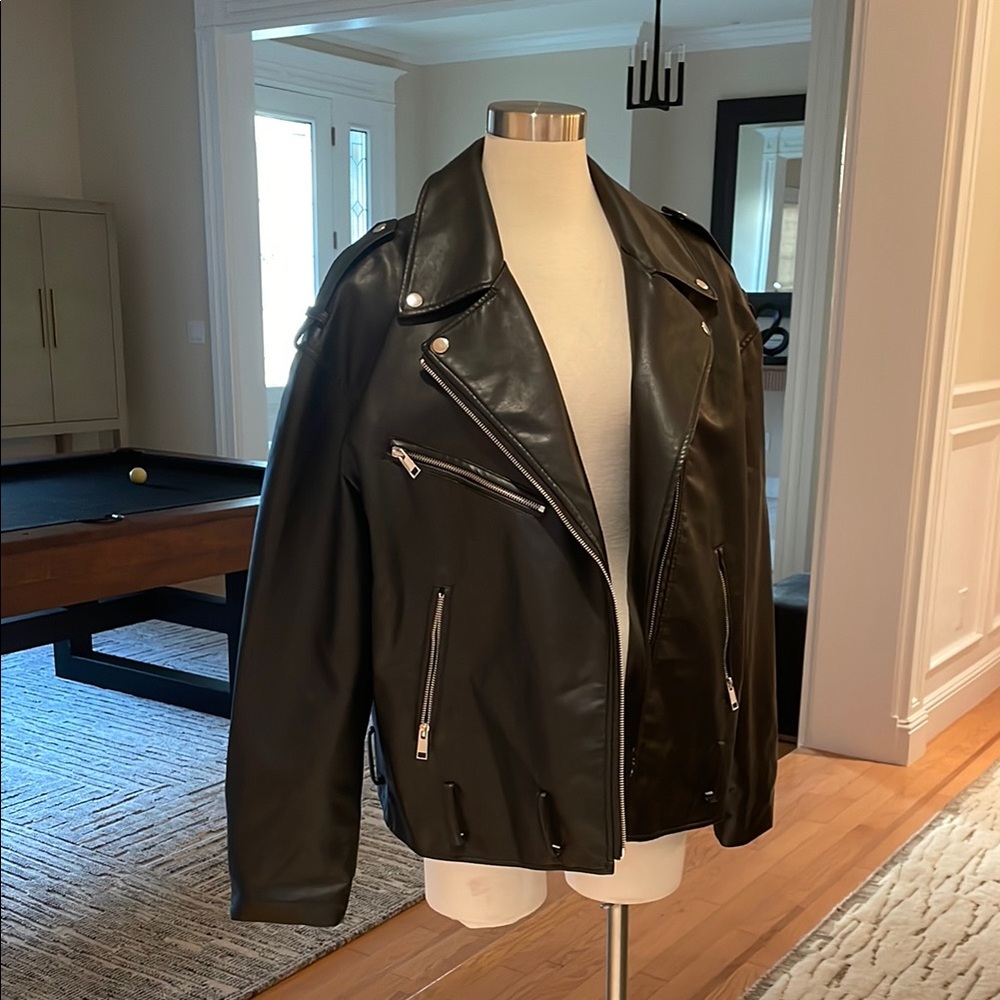 Worn Once! PACSUN Vegan Leather Jacket